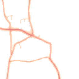 Daytime road noise heatmap for IP21 4RE