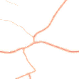 Daytime road noise heatmap for IP21 4RQ