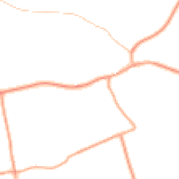 Daytime road noise heatmap for IP21 4RX