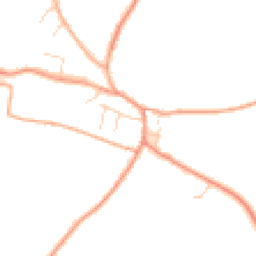 Daytime road noise heatmap for IP21 4SH