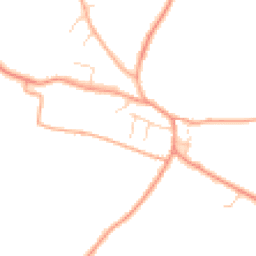 Daytime road noise heatmap for IP21 4SS