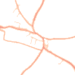 Daytime road noise heatmap for IP21 4SW