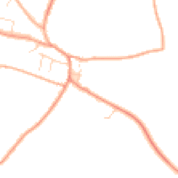 Daytime road noise heatmap for IP21 4SZ
