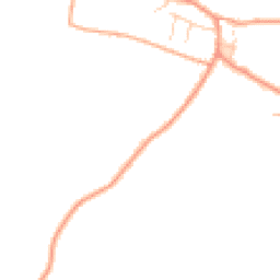 Daytime road noise heatmap for IP21 4TE
