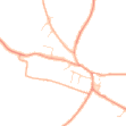 Daytime road noise heatmap for IP21 4TH