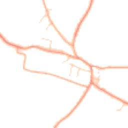 Daytime road noise heatmap for IP21 4TR