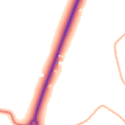 Daytime road noise heatmap for IP21 4YJ