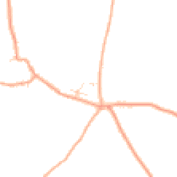 Daytime road noise heatmap for IP21 5AQ
