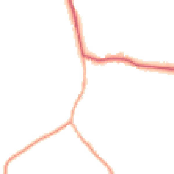 Daytime road noise heatmap for IP21 5AR