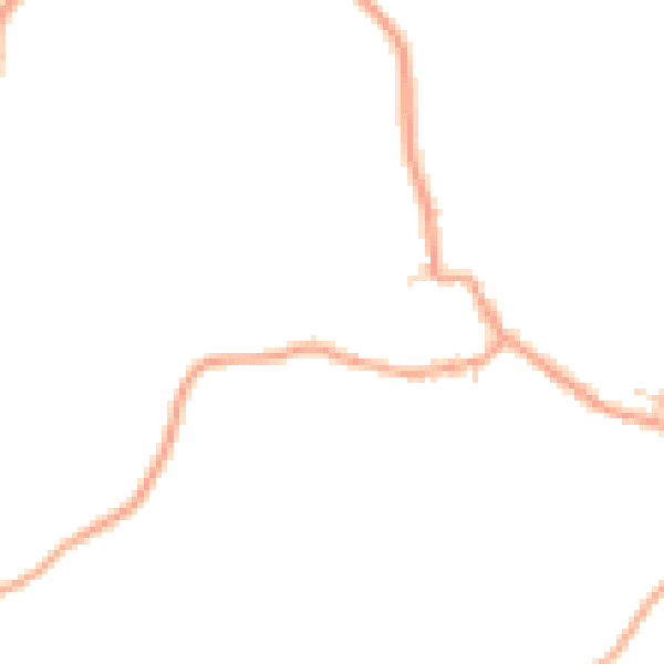 Daytime road noise heatmap for IP21 5BB