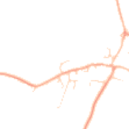 Daytime road noise heatmap for IP21 5BL