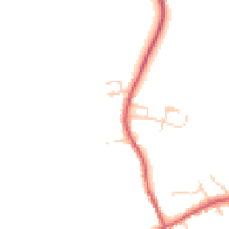 Daytime road noise heatmap for IP21 5BU