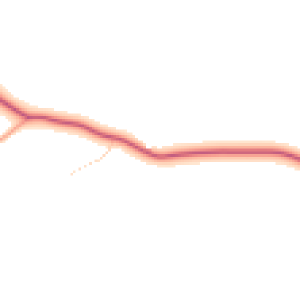 Daytime road noise heatmap for IP21 5BY