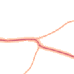 Daytime road noise heatmap for IP21 5BZ