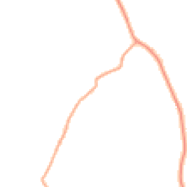 Daytime road noise heatmap for IP21 5EG