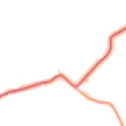 Daytime road noise heatmap for IP21 5EW