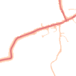 Daytime road noise heatmap for IP21 5FA