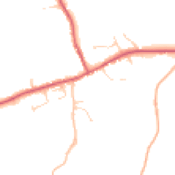 Daytime road noise heatmap for IP21 5HD