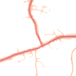 Daytime road noise heatmap for IP21 5HG