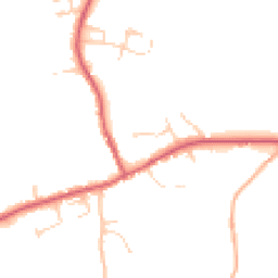 Daytime road noise heatmap for IP21 5JD