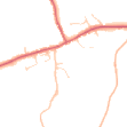 Daytime road noise heatmap for IP21 5JY