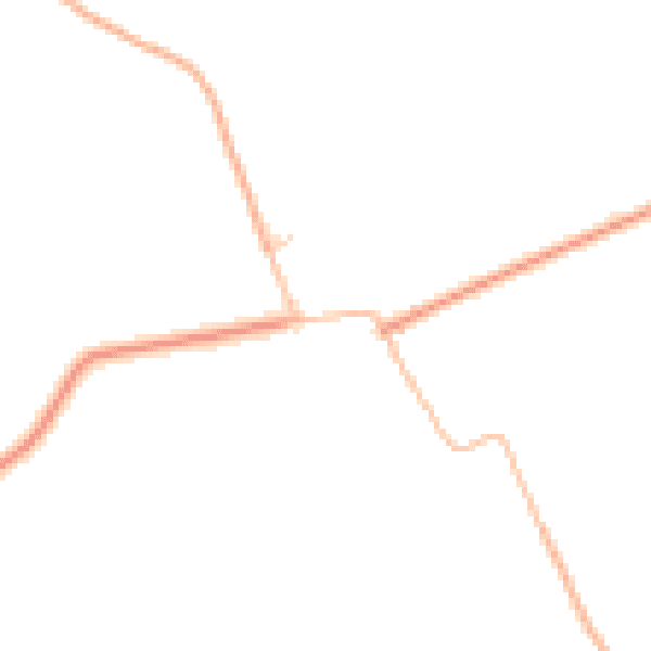 Daytime road noise heatmap for IP21 5LE