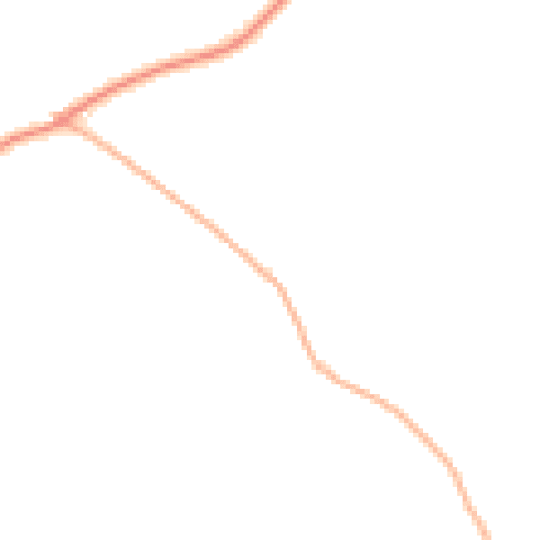 Daytime road noise heatmap for IP21 5LH