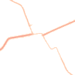 Daytime road noise heatmap for IP21 5LJ