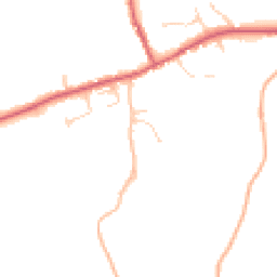 Daytime road noise heatmap for IP21 5NT