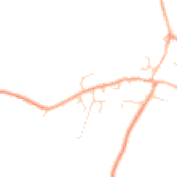 Daytime road noise heatmap for IP21 5PJ