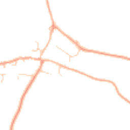 Daytime road noise heatmap for IP21 5PX