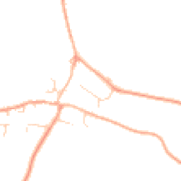Daytime road noise heatmap for IP21 5QA