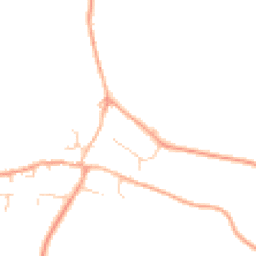 Daytime road noise heatmap for IP21 5QB