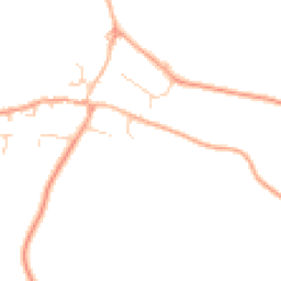 Daytime road noise heatmap for IP21 5QH