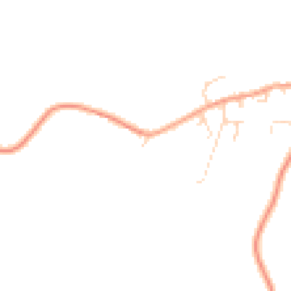 Daytime road noise heatmap for IP21 5QJ