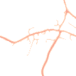 Daytime road noise heatmap for IP21 5QN