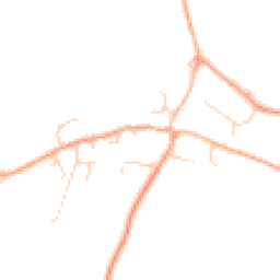 Daytime road noise heatmap for IP21 5RQ