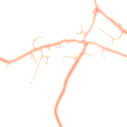 Daytime road noise heatmap for IP21 5RU