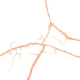 Daytime road noise heatmap for IP21 5SP