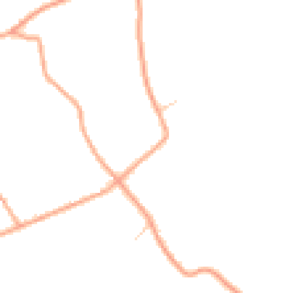 Daytime road noise heatmap for IP22 1HW