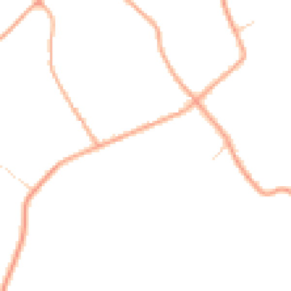 Daytime road noise heatmap for IP22 1HX