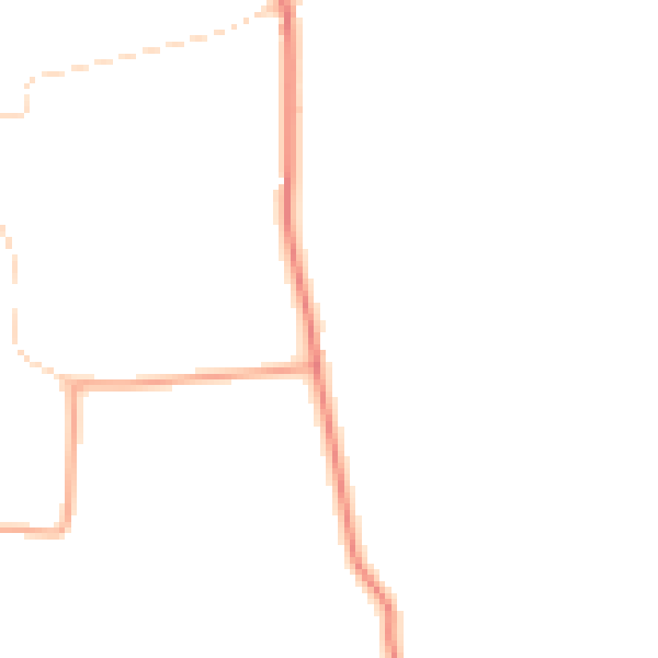 Daytime road noise heatmap for IP22 1QD