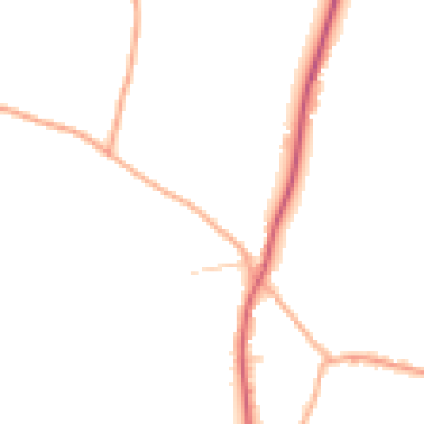 Daytime road noise heatmap for IP22 2DP
