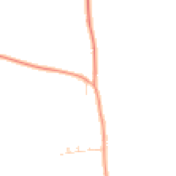 Daytime road noise heatmap for IP22 2NG