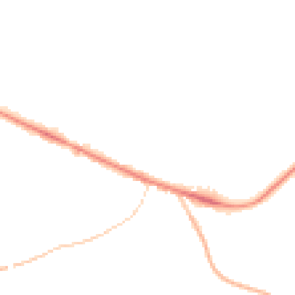 Night-time road noise heatmap for IP22 4GB