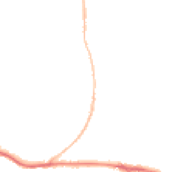 Night-time road noise heatmap for IP22 4QW
