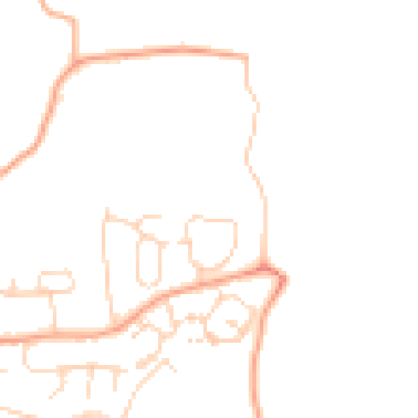 Daytime road noise heatmap for IP22 4UH