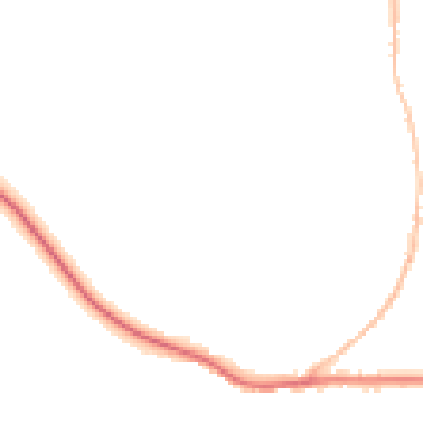 Night-time road noise heatmap for IP22 4YJ