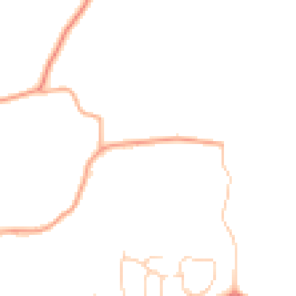 Daytime road noise heatmap for IP22 5SR
