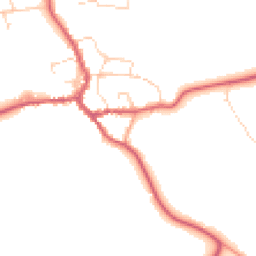 Daytime road noise heatmap for IP23 7AR